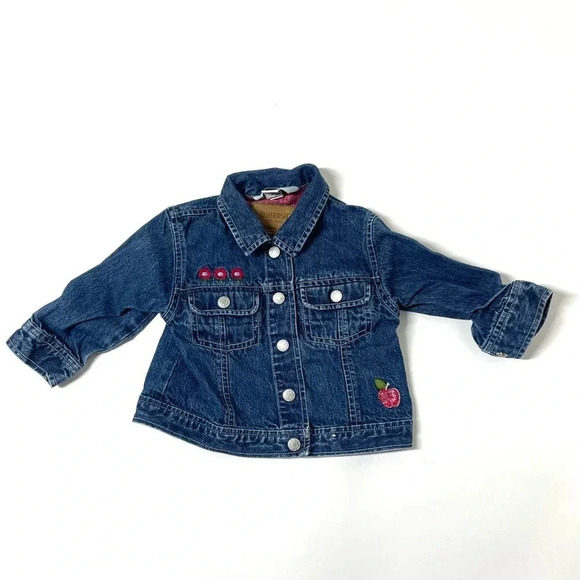 OshKosh Vintage Jean Jacket Size 18 Months - Picture 1 of 7